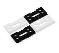 4 cuchillas profesionales de repuesto, hoja móvil de cerámica de circonita compatible con cortadoras de pelo Wahl Super Taper Sterling 3/9 Reflections Senior 8148 8504 1919 2241 2240 8591 (multicolor)