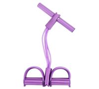 4 Cuerdas elásticas de Resistencia for ejercitador, remero, Banda Abdominal, Bandas Entrenamiento Deportivo for Gimnasio en casa, Equipo Fitness para El Entrenamiento En Casa(Purple)