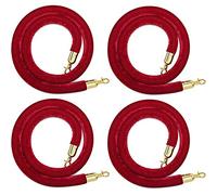 4 cuerdas grises con clips coloridos, solución de gestión de colas, cuerda de seguridad para eventos, bodas y reuniones