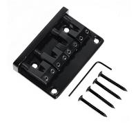 4 Cuerdas Puente Bajo Puente Ajustable Puente Bajo Textura Metal 79.5x51.5 Mm Puente Guitarra Para Profesional