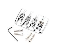4 cuerdas puente de bajo de guitarra tornillos Llave. Sólido Hardtail Puente Sillines Bass Piezas de repuesto Operar