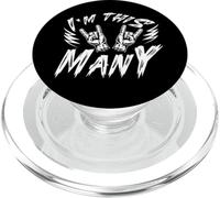 4º Cumpleaños Rockstar 4 Años Im This Many Rock Music PopSockets PopGrip para MagSafe
