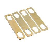 4 cuñas de cuello de guitarra de 0,2 mm, 0,5 mm, 1 mm de grosor, para guitarra eléctrica, bajo, herramientas Luthier