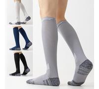 4 de calcetines de compresión para mujer y hombre, calcetines de compresión de a la circulación, para atletismo, uso diario, viajes, correr, escalada, senderismo y deportes