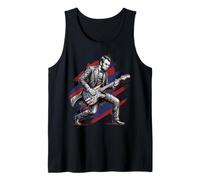 4 de Julio Abraham Lincoln Guitarra Abe USA Presidente Camiseta sin Mangas