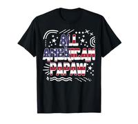 4 de julio All American Papaw USA Flag America Independence Camiseta