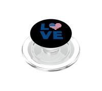 4 de Julio Amor USA American PopSockets PopGrip para MagSafe
