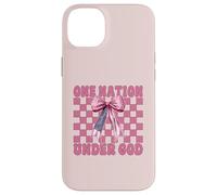 4 de Julio, Bandera Americana patriótica una nación bajo Dios Carcasa para iPhone 14 Plus