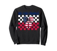 4 de Julio, Bandera Estadounidense patriótica niña We The People Sudadera