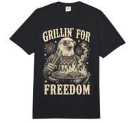 4 de Julio BBQ Eagle Grillmaster Humor patriótico Comfort Colors Adult Heavyweight T-Shirt
