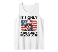 4 de julio George Washington es sólo traición si pierdes Camiseta sin Mangas