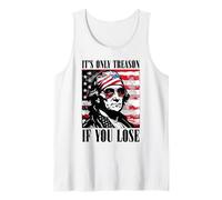 4 de julio George Washington es sólo traición si pierdes Camiseta sin Mangas