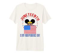 4 de Julio Juneteenth Día de la Independencia Princess Black Girls Camiseta Premium