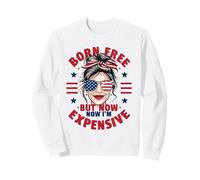 4 de Julio Mujer desordenada nació Libre Pero Ahora Soy Cara Sudadera