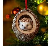 4 de Navidad de Animales, Colgante de Figura acrílica 2D, Colgantes de Animales con Agujero, decoración de Navidad para árbol, para Vacaciones, Granja, jardín, Fiesta de exhibición de