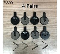 4 de Pastillas de Freno de Disco para Bicicleta de Montaña 07D, Compatibles con de Frenos JEDERLO L8/BOLIDS-B8, Mejora el Rendimiento de Frenado, Piezas de Modificación para Ciclismo al