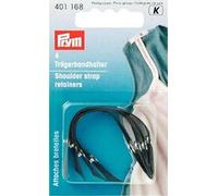 Prym Retenedores de correa para hombro – Negro – 4 unidades