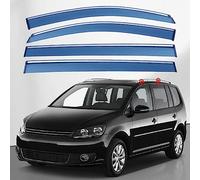 4 Deflectores de Viento de Lluvia para Touran 1T 2004-2015, Ventanas Laterales Deflector de Aire Cortavientos Ventana Coche