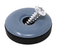 4 Deslizantes - PTFE con tornillo Ø 1.18 "(30 mm), redondo, deslizante gris con tornillo, calidad Europea- 0.197" (5 mm) de espesor - Ø 1.18 "(30 mm),