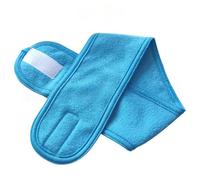 4 diademas para mujer, cosméticos, maquillaje, spa, diadema, desmaquillante, diademas, accesorios para el pelo, para tratamientos cosméticos, ducha, maquillaje, deporte, yoga, color azul pavo real