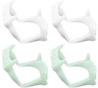 4 dientes de vampiro para adultos y jóvenes, resistentes colmillos Drácula para disfraz de Halloween, carnaval, carnaval y accesorios de juego de rol
