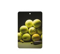 4 difusores de aroma de coche con diagrama de tenis, rectangular, para colgar fragancia, tableta, decoración interior del coche, armario, zapatos, armario, ambientador de fragancia