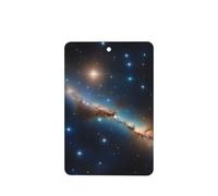 4 difusores de aroma de coche con estrellas distantes, rectangulares, para colgar fragancias, tabletas, decoración interior del coche, armario, zapatos, armario, ambientador de fragancia