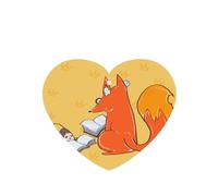 4 difusores de aroma de girasol y zorros para coche, en forma de corazón, para colgar en tableta, decoración interior del coche, armario, zapatos, armario, ambientador de fragancia