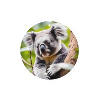 4 difusores de aroma de koala para coche, forma redonda, para colgar, para decoración interior de coche, armario, zapatos, armario, ambientador de fragancia