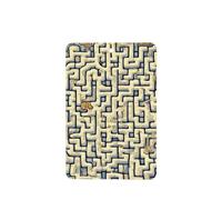 4 difusores de aroma de mapa del tesoro del laberinto para coche, rectangular, para colgar fragancias, tableta, decoración interior del coche, armario, zapatos, armario, ambientador de fragancia
