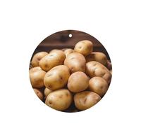4 difusores de aroma de papas para coche, forma redonda, para colgar fragancia, tableta, decoración interior del coche, armario, zapatos, armario, ambientador de fragancia