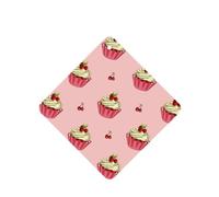 4 difusores de aroma de pastel de cerezas para coche, cuadrado, para colgar fragancias, tabletas, decoración interior de coche, armario, zapatos, armario, ambientador de fragancia