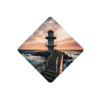 4 difusores de aromas cuadrados para colgar en forma de torre de barco, para decoración interior de coche, armario, zapatos, armario, ambientador de fragancias