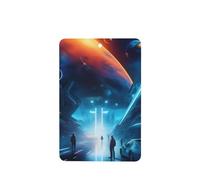 4 difusores rectangulares de aroma de coche de ciencia ficción para colgar en tableta, decoración interior de coche, armario, zapatos, armario, ambientador de fragancia