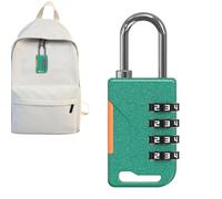 4 Digit Heavy Duty Security Padlock - Combinación de candado de aleación de zinc resistente al agua | Combination lock safes security lockers for Home School Gym Suitcase Luggage Box Case Travel