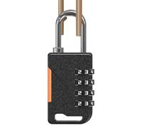 4 Digit Heavy Duty Security Padlock - Combinación de candado de aleación de zinc resistente al agua | Combination lock safes security lockers for Home School Gym Suitcase Luggage Box Case Travel