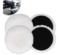 4 discos de pulido de 125 mm, lijadora orbital Bosch con accesorio de pulido, almohadillas de pulido de nailon para coche, para pulir, lijar, ceras