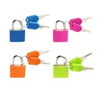 4 Dyks Pequeños Castillos Y 8 Claves, Castillo De Casos, Descuentos De Casos, Castillo, Caso Triste con Llave, Pequeño Extractor Este, Castillo De Viaje (4 Colores).