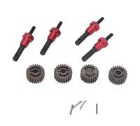 4 ejes de acero para pórtico RC para coche RC 1/10, combinador de 12 mm