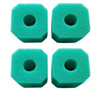 4 elementos de filtro de esponja verde para acuarios V1 S1, tubos de repuesto para filtración mecánica en tanques de peces de hasta 120 L (verde, 4 piezas)