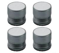 4 elevadores antideslizantes para muebles de cama para altura ajustable, solución de elevación resistente para tu hogar (gris)