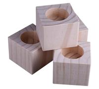 4 elevadores de cama de madera de alta resistencia, elevan la mesa del sofá de 5/10/15 cm, ideal para sofás y taburetes (Ø 8 cm de altura y 10 cm)