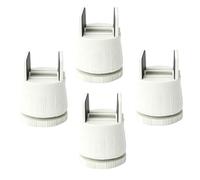 4 elevadores de muebles de 6 cm a 8 cm, elevadores de cama ajustables, elevadores de sillas resistentes con abrazadera de tornillo para 0,1 cm - 5 cm de ancho, elevadores de muebles para sofás, mesas