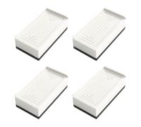 4 elevadores de muebles, elevadores de cama, elevadores de patas de muebles a prueba de golpes, bloques rectangulares for elevar la cama de la lavadora. para sillas de comedor, sofás(Color 3)