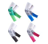 4 Empleados Deportivos Dobles, Mangas Armadas, Mangas De Protección Solar Refrescantes, Mangas Del Brazo De La Rueda, Mangas Corriendo, Mangas De Hombres Y Mangas Protectoras De Colores.