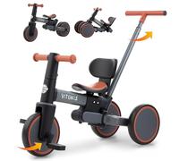 4 en 1 Bicicleta para Niños, 4 en 1 Una Bici Multifunción, Adecuado para niños de 1-4 años,Triciclo, Andador Bebes,Carro de Equilibrio,Caminante, Pedal extraíble