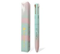 4 en 1 bolígrafo de maquillaje de maquillaje con delineador de ojos, delineador de labios, lápiz de cejas y un resaltador portátil de marcador