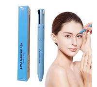 4 en 1 contorno de cejas y rotulador - Producto de belleza portátil multifuncional, delineador de ojos, delineador de labios, delineador de labios, delineador de labios e iluminador - Waterproof Long