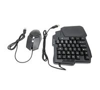4 en 1 Paquete Combinado de Juegos Móviles, Teclado de Juego Convertidor del Mouse, Teclado K13 con una Mano, Mouse, Soporte de Teléfono, Carga Rápida