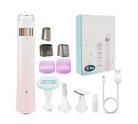 4 en 1 Removedor de cabello eléctrico recargable Lady Shaver Nariz Cabello Trimmer Eyebrow Shaper Pierna Azapa Bikini Trimmer Mujeres Epilator (Color : With box)